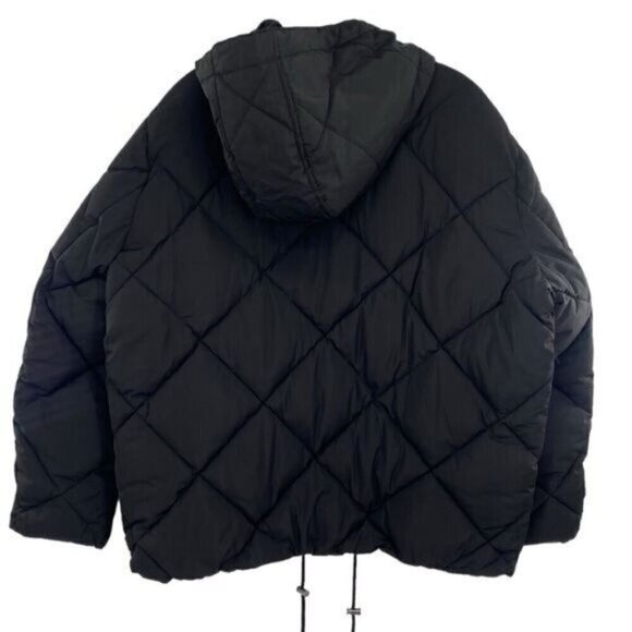 Asos Womens Black Puffer Coat Jacket Outdoor Winter - Picture 6 of 13
